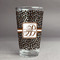 Leopard Print Pint Glass - Full Fill w Transparency - Front/Main