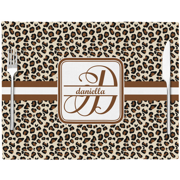 Leopard Print Placemat with Props