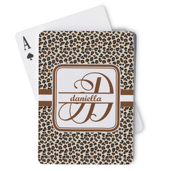 Leopard Print Playing Cards (Personalized)