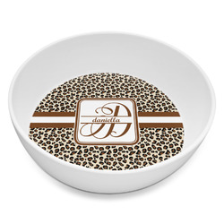 Leopard Print Melamine Bowl - 8 oz (Personalized)