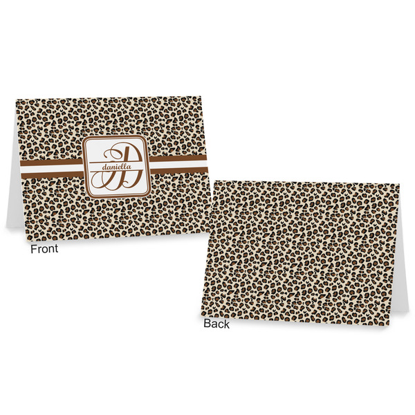 Leopard Print Postcard - Front and Back