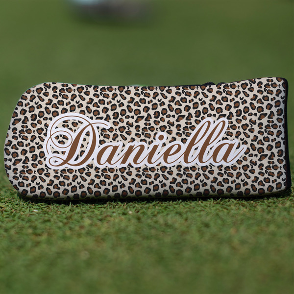 Custom Leopard Print Blade Putter Cover (Personalized)