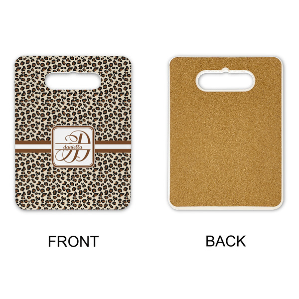 Leopard Print Rectangle Trivet with Handle - APPROVAL