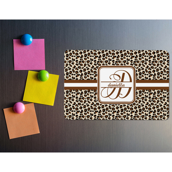 Leopard Print Rectangular Fridge Magnet - LIFESTYLE