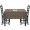 Leopard Print Rectangular Tablecloths - Side View