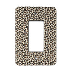 Leopard Print Rocker Style Light Switch Cover (Personalized)