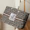 Leopard Print Large Rope Tote - Life Style
