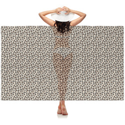 Leopard Print Sheer Sarong
