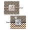 Leopard Print Security Blanket - Front & Back View
