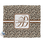Leopard Print Security Blankets - Double Sided (Personalized)