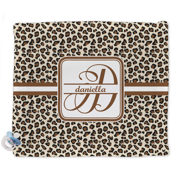 Custom Leopard Print Security Blanket - Single Sided (Personalized)