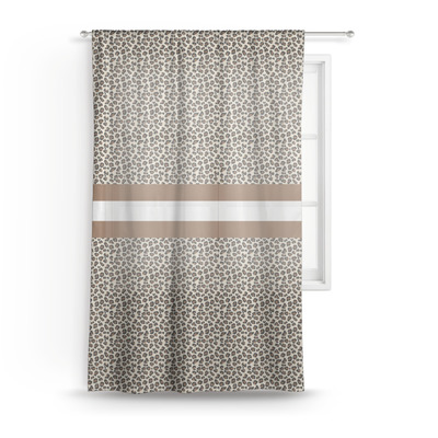 Leopard Print Sheer Curtains (Personalized)