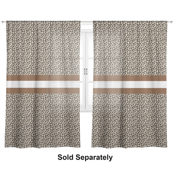 Leopard Print Sheer Curtains