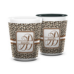 Leopard Print Ceramic Shot Glass - 1.5 oz (Personalized)