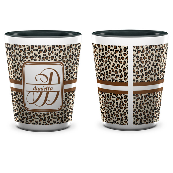 Leopard Print Shot Glass - Two Tone - APPROVAL