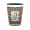 Leopard Print Shot Glass - Two Tone - FRONT