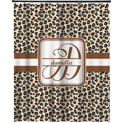 Leopard Print Extra Long Shower Curtain - 70"x84" (Personalized)