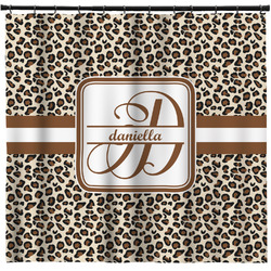 Leopard Print Shower Curtain - Custom Size (Personalized)