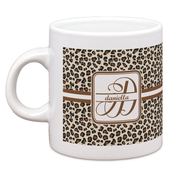 Custom Leopard Print Espresso Cup (Personalized)