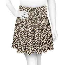 Leopard Print Skater Skirt - 2X Large