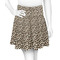 Leopard Print Skater Skirt - 2X Large