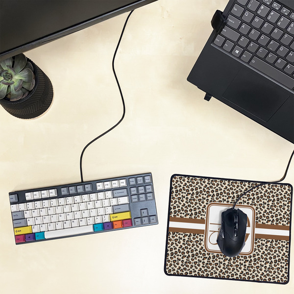 Leopard Print Small Gaming Mats - LIFESTYLE