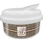 Leopard Print Snack Container (Personalized)