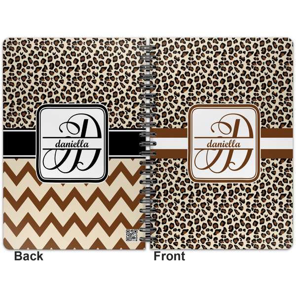 Leopard Print Spiral Journal 7 x 10 - Apvl