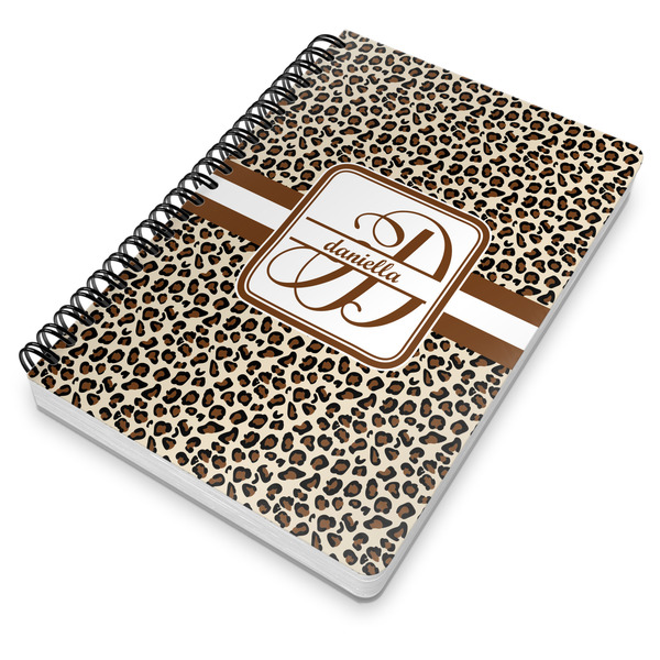 Leopard Print Spiral Journal 7 x 10 - Main