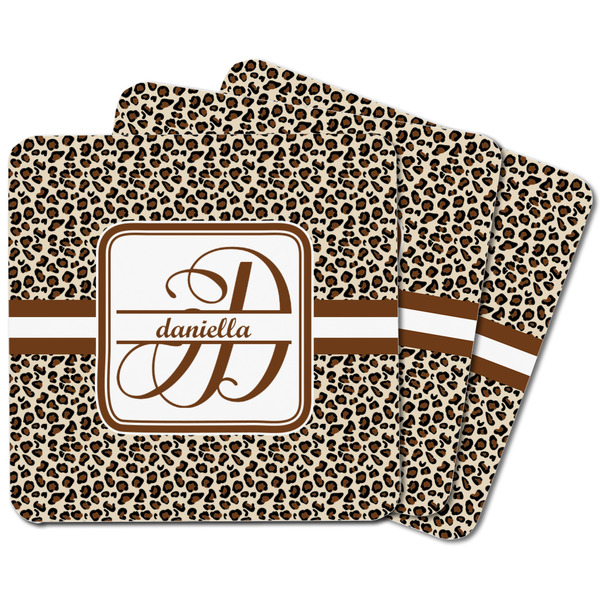 Leopard Print Square Fridge Magnet - MAIN