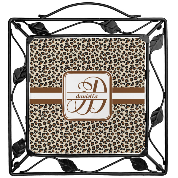 Custom Leopard Print Square Trivet (Personalized)