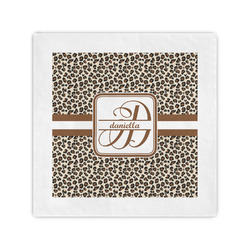 Leopard Print Cocktail Napkins (Personalized)