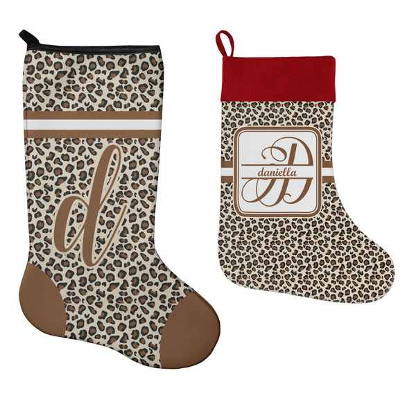 Leopard Print Stockings - Side by Side compare