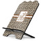 Leopard Print Stylized Tablet Stand - Side View
