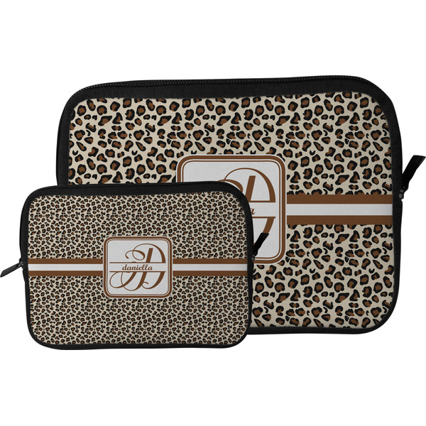 Leopard Print Tablet Sleeve (Size Comparison)