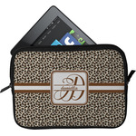 Leopard Print Tablet Case / Sleeve - Small (Personalized)