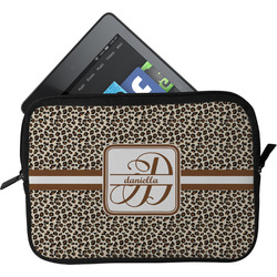 Leopard Print Tablet Case / Sleeve - Small (Personalized)