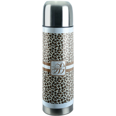 Leopard Print Stainless Steel Thermos (Personalized)