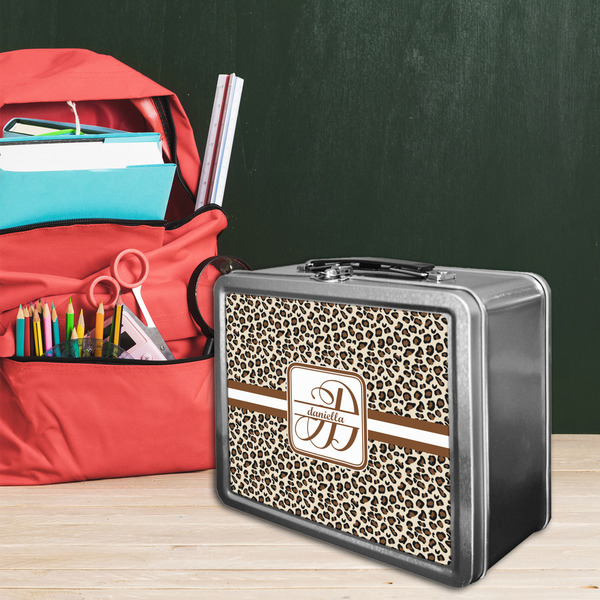 Leopard Print Tin Lunchbox - LIFESTYLE