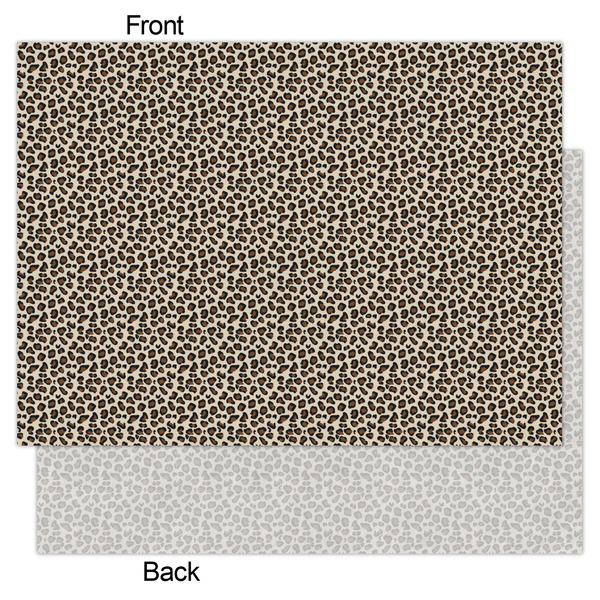 Leopard Print Tissue Paper - Lightweight - Large - Front & Back
