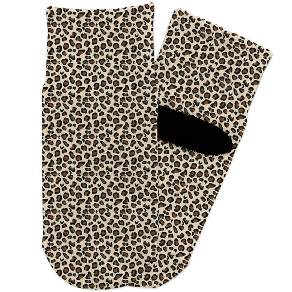 Custom Leopard Print Toddler Ankle Socks
