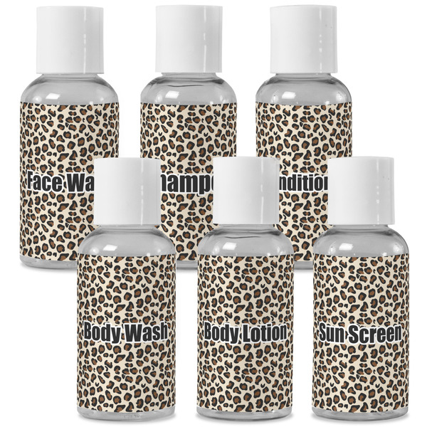 Custom Leopard Print Travel Bottles (Personalized)