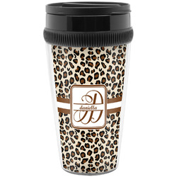 Leopard Print Acrylic Travel Mug without Handle (Personalized)