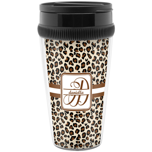 Custom Leopard Print Acrylic Travel Mug without Handle (Personalized)