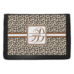 Leopard Print Trifold Wallet (Personalized)