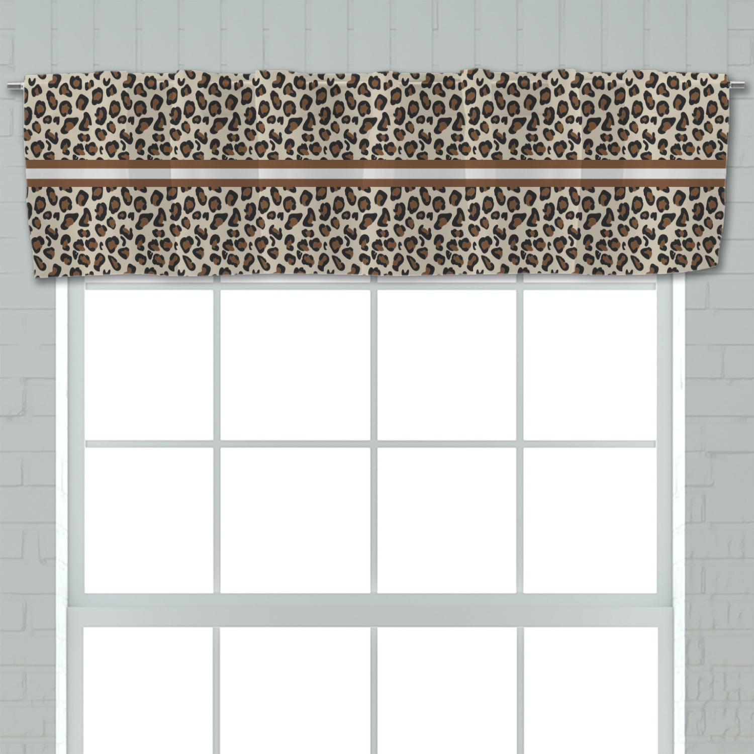 Leopard Print Valance (Personalized) YouCustomizeIt