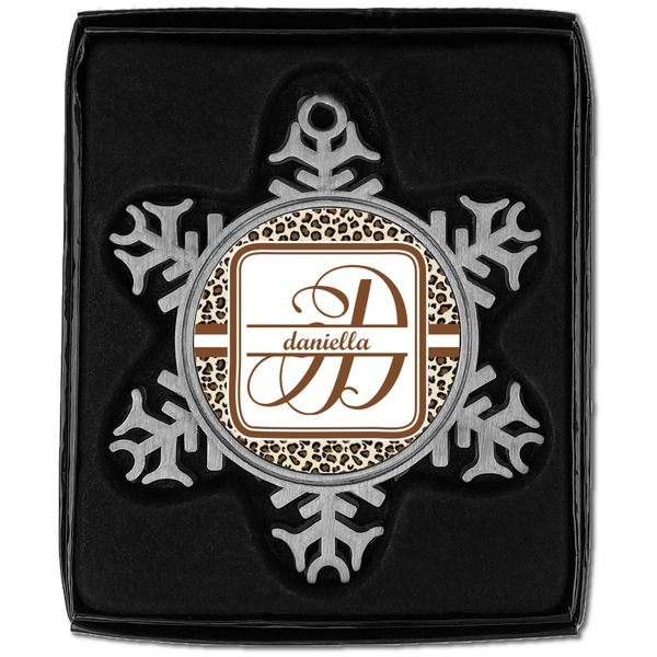 Leopard Print Vintage Snowflake - In box