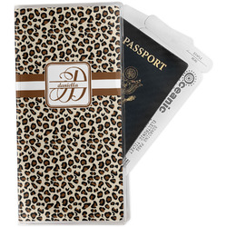 Leopard Print Travel Document Holder