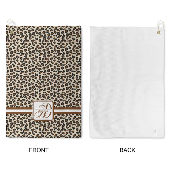Leopard Print Waffle Weave Golf Towel - Approval