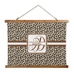 Leopard Print Wall Hanging Tapestry - Wide (Personalized)